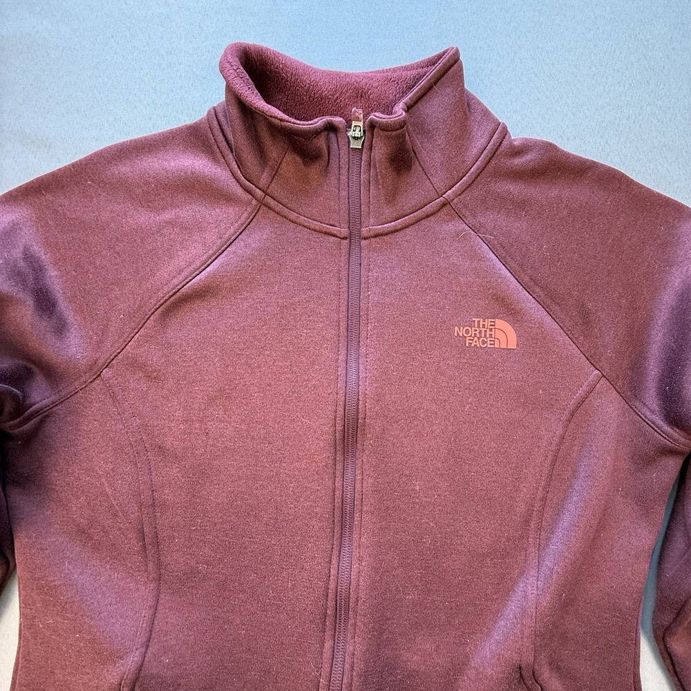 The‎ North Face Women's Agave Full Zip Jacket Burgundy Sequoia Red Size Large - Picture 3 of 11